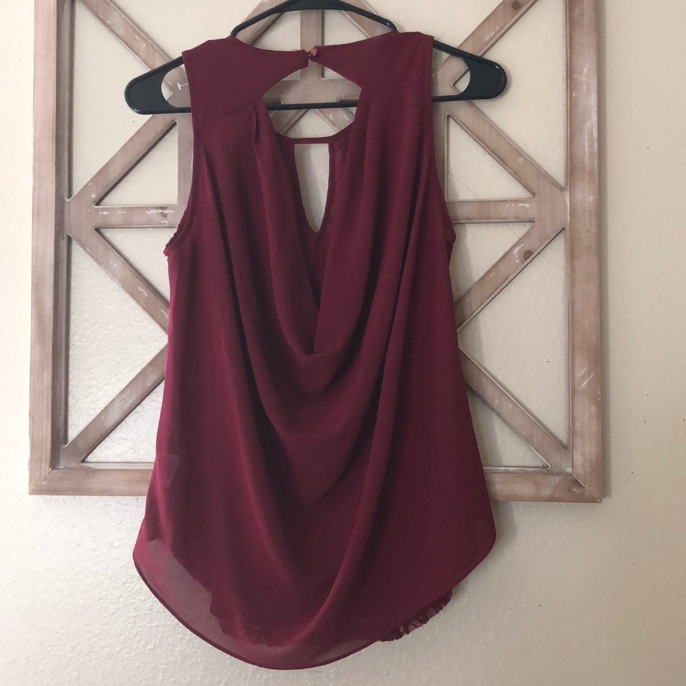 Deep Red tank - Picture 3 of 6